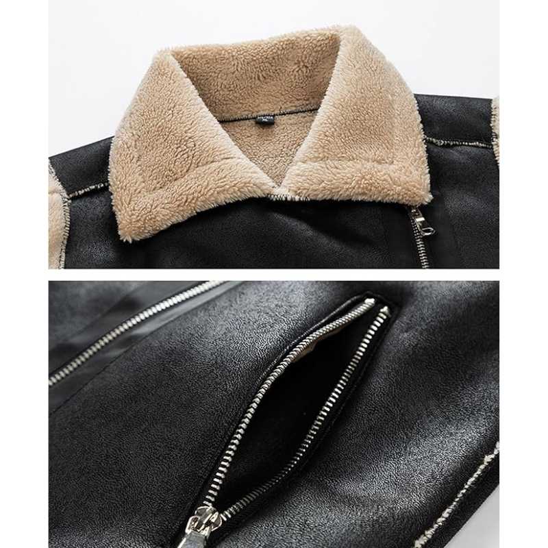 Bodywarmer Faux Leather Lined Sleeveless Zipper Up Vest Jacket with Pockets, Heyang Industrial Co., Ltd