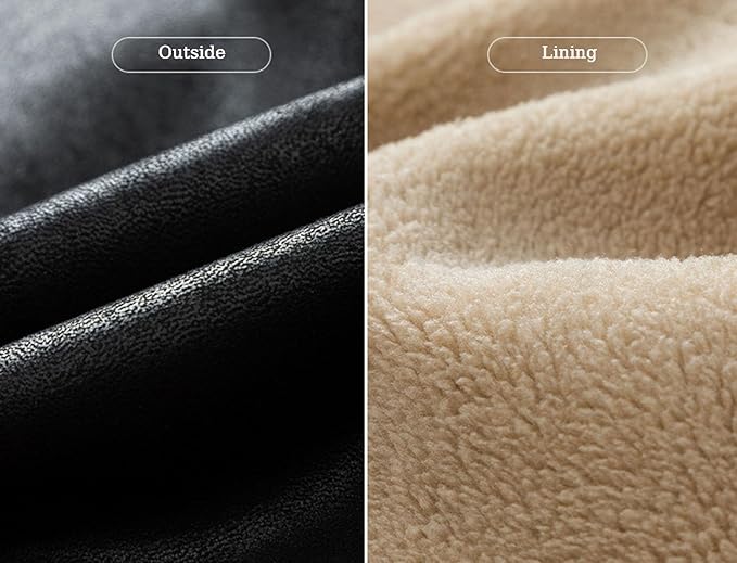 Bodywarmer Faux Leather Lined Sleeveless Zipper Up Vest Jacket with Pockets, Heyang Industrial Co., Ltd