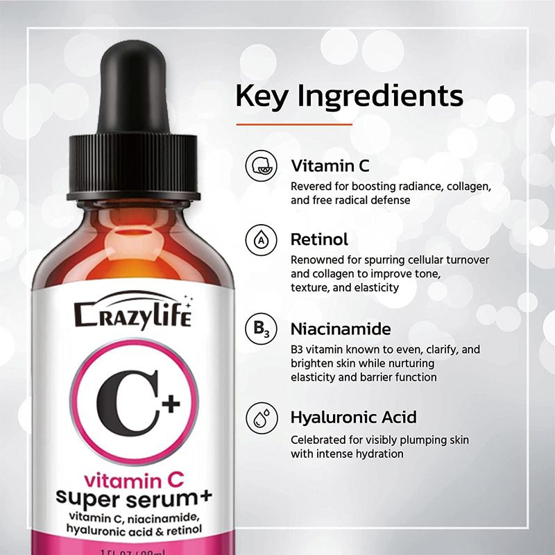 Botanical Vitamin C Hydrating & Moisturizing Facial Serum, BuckyDrop