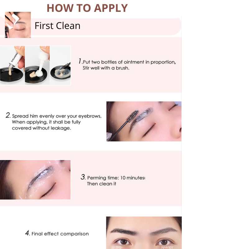 Brow & Lash Tint Kit - 4-Week High-Pigment Color Yiwu Cujia Trade Co., Ltd