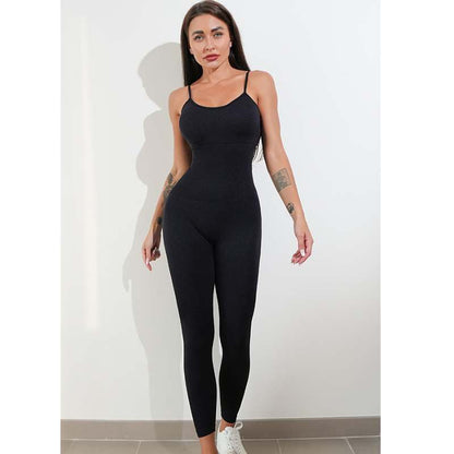 Butt-Lift Tummy Control Unitard Bodysuit – Sleeveless Stretch Fit, Yiwu Cujia Trade Co., Ltd