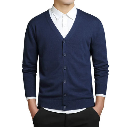 Cardigan Cotton Sweater for Men Yiwu Cujia Trade Co., Ltd