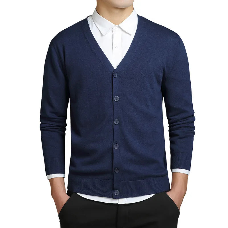Cardigan Cotton Sweater for Men Yiwu Cujia Trade Co., Ltd