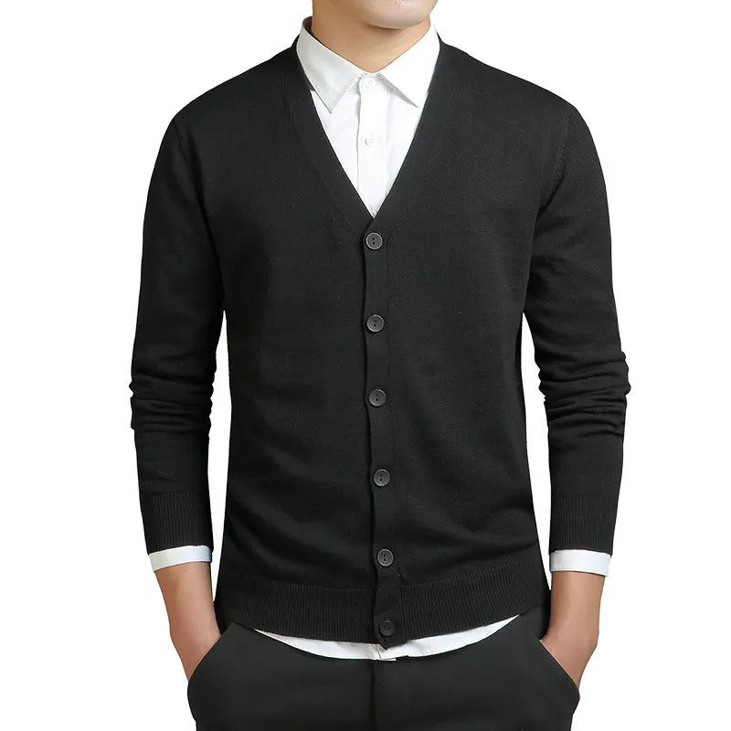Cardigan Cotton Sweater for Men Yiwu Cujia Trade Co., Ltd