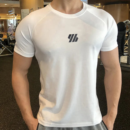 Compressed Gym T-Shirt Solid Colors Men Heyang Industrial Co., Ltd
