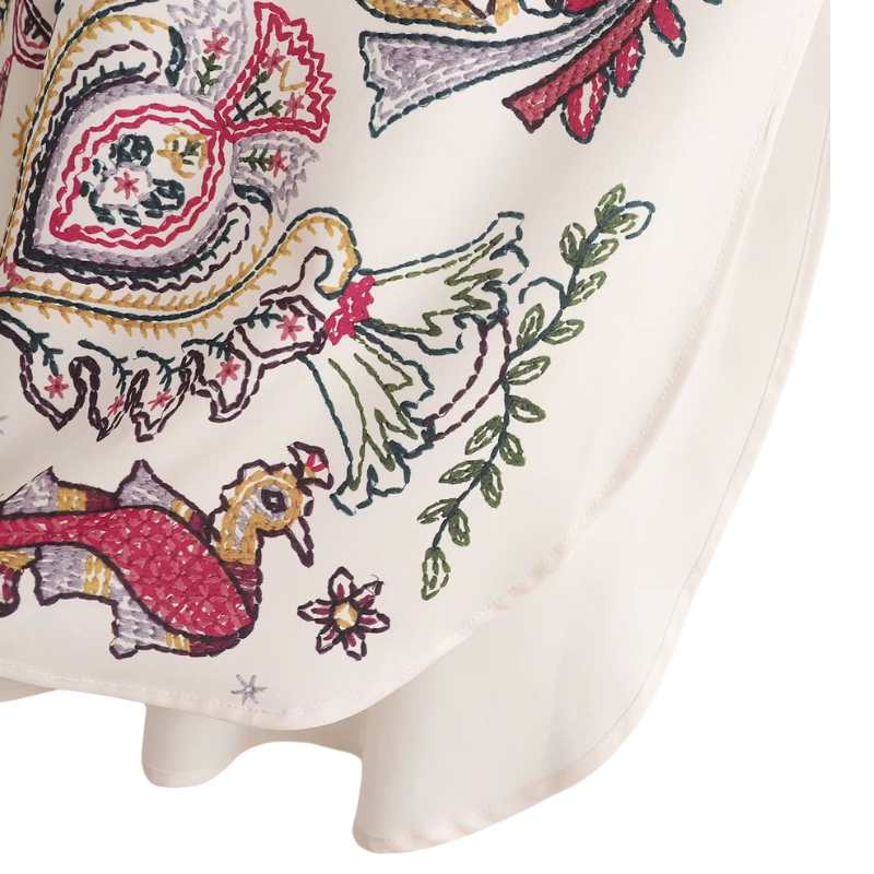 Cotton Shirt Dress Floral Print - A.A.Y FASHION