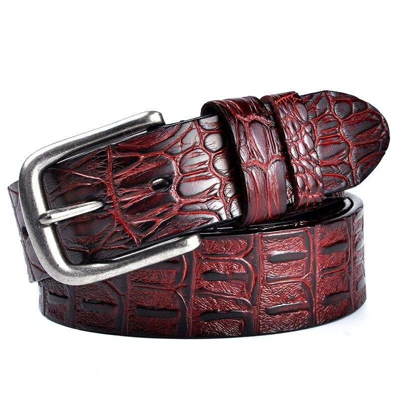 Cowhide Leather Belt - Men's Dress Belt Crocodile Print,Heyang Industrial Co., Ltd