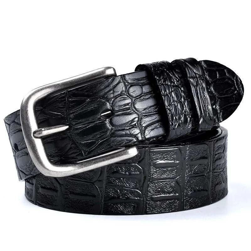 Cowhide Leather Belt - Men's Dress Belt Crocodile Print,Heyang Industrial Co., Ltd