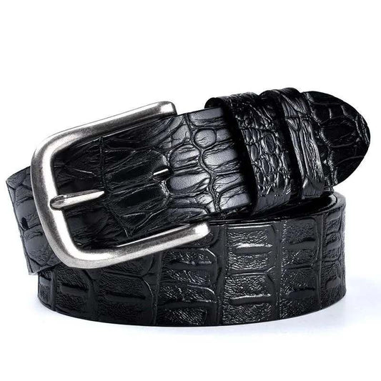 Cowhide Leather Belt - Men's Dress Belt Crocodile Print,Heyang Industrial Co., Ltd