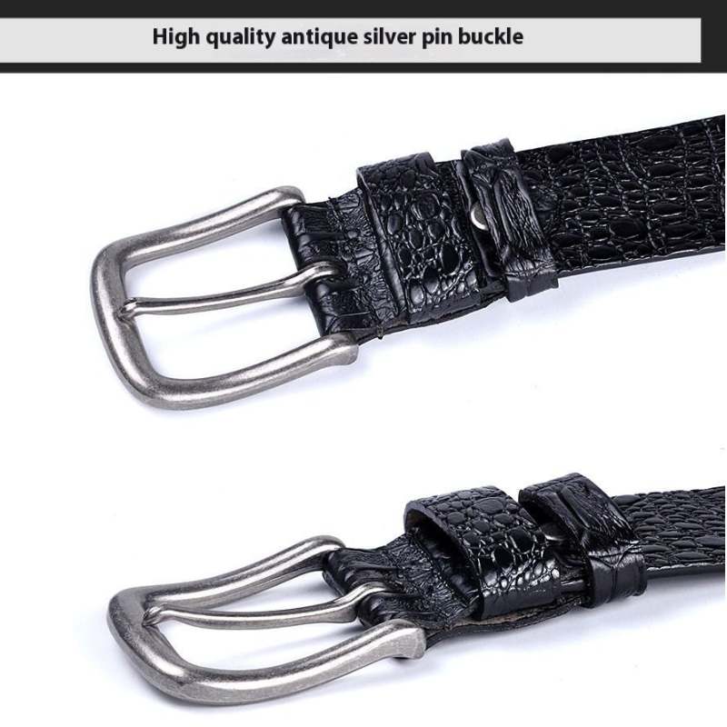 Cowhide Leather Belt - Men's Dress Belt Crocodile Print,Heyang Industrial Co., Ltd