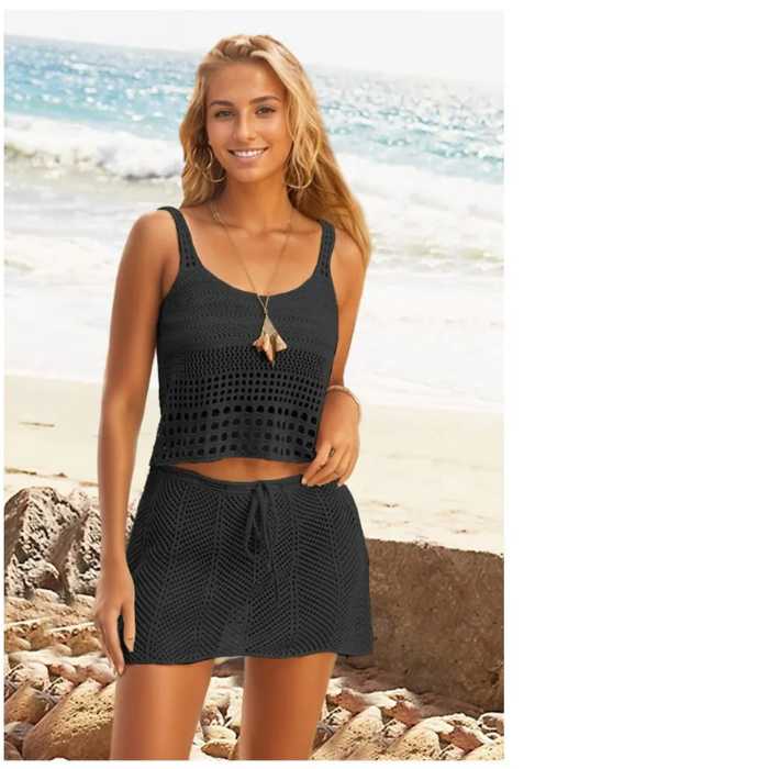 Two-Piece Knit Beach Set, Yiwu Cujia Trade Co., Ltd