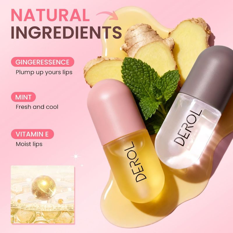 DEROL Natural Lip Plumper & Lip Care Serum, BuckyDrop