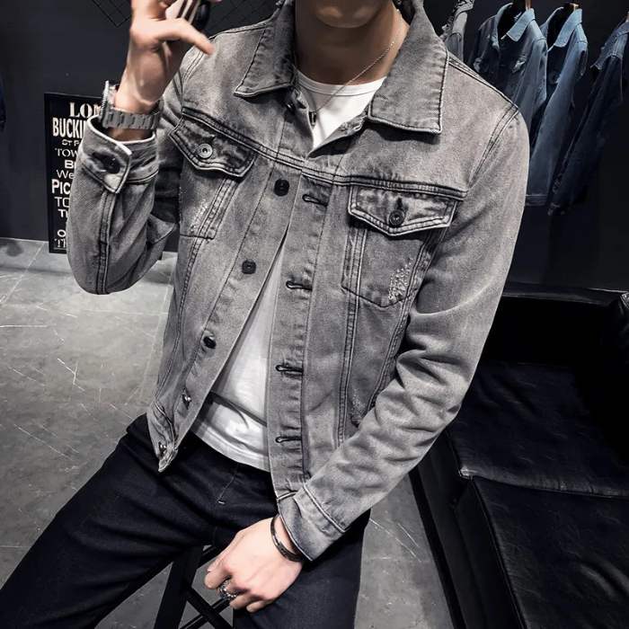 Denim Jeans Jacket Men, Heyang Industrial Co., Ltd