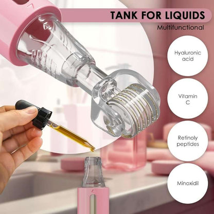 Derma roller with Reservoir Instant Serum Application Lip and Beard Booster, Yiwu Cujia Trade Co., Ltd
