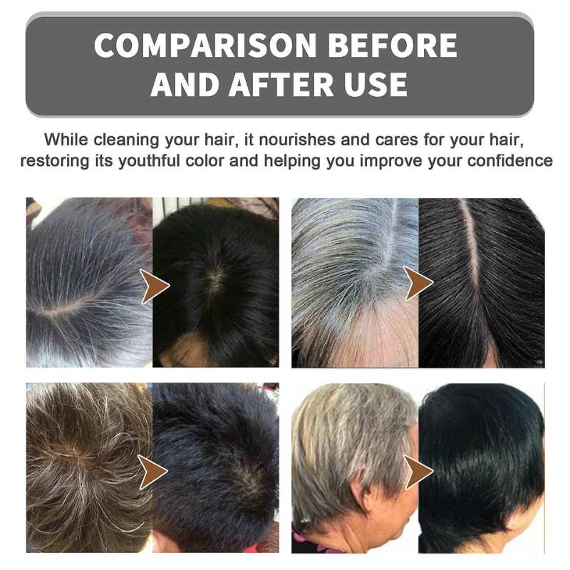 Eelhoe - Hair Color Shampoo for Gray Hair Coverage