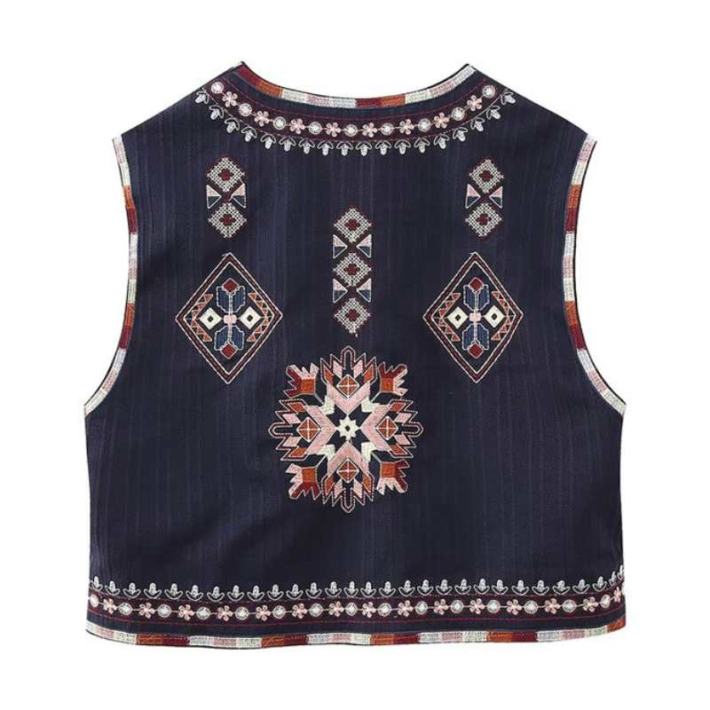Embroidered Vest Ladies Gilet - A.A.Y FASHION