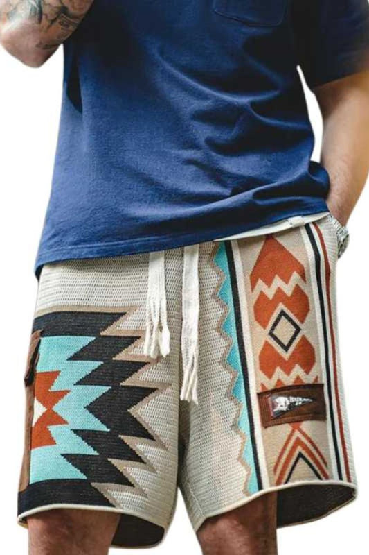 Ethnic Navajo Style Shorts for Men – Casual Above Knee, Heyang Industrial Co., Ltd 