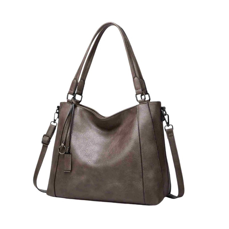 Women's Soft Leather Handbag - Trendy Tote Bag - A.A.Y FASHION