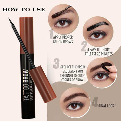Eyebrow Tattoo - Peel Off Eyebrow Gel, Bucky Drop