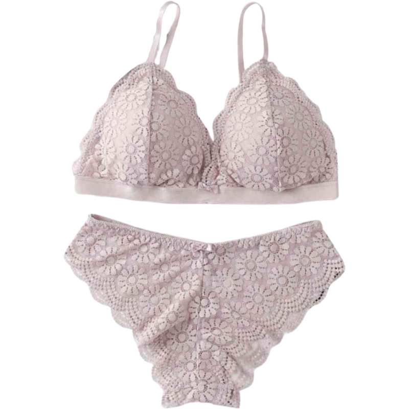 French Lingerie Set Lace Bralette and Panties, Heyang Industrial Co., Ltd