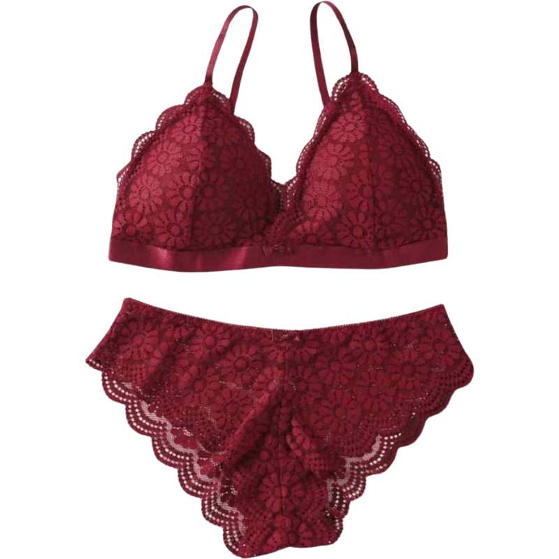 French Lingerie Set Lace Bralette and Panties, Heyang Industrial Co., Ltd