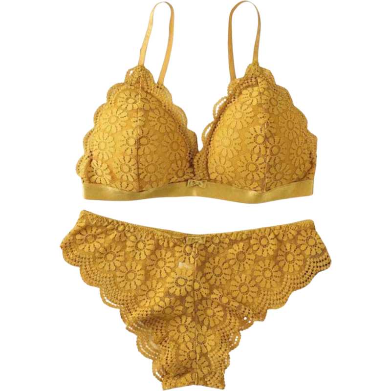 French Lingerie Set Lace Bralette and Panties, Heyang Industrial Co., Ltd