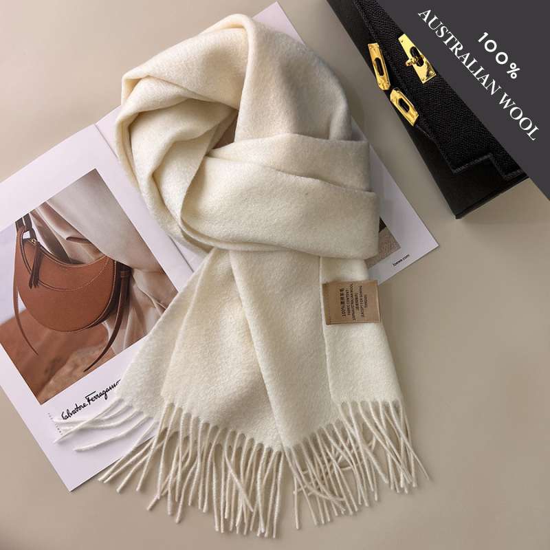 Fringed Australian Wool Scarf, BuckyDrop