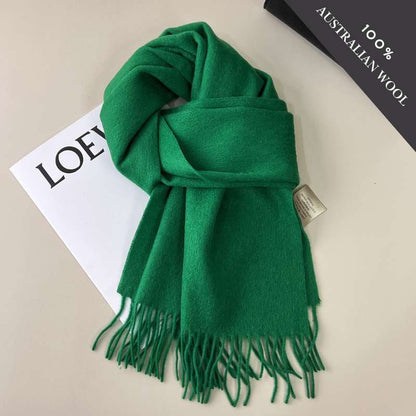 Fringed Australian Wool Scarf, BuckyDrop
