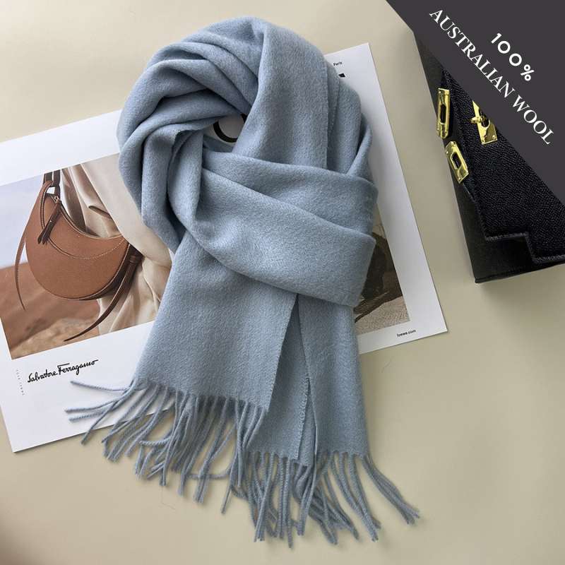 Fringed Australian Wool Scarf, BuckyDrop