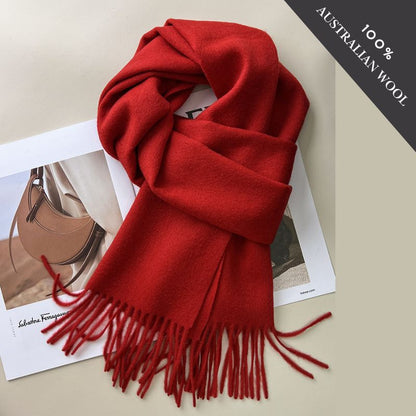 Fringed Australian Wool Scarf, BuckyDrop