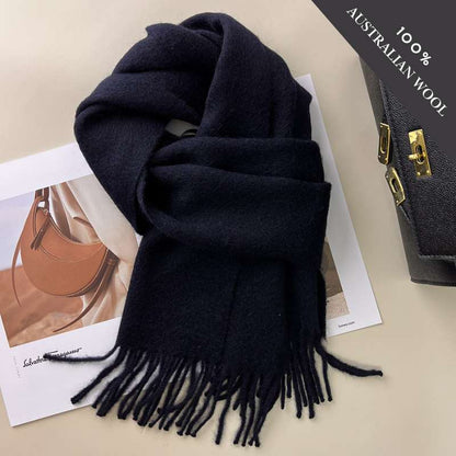Fringed Australian Wool Scarf, BuckyDrop