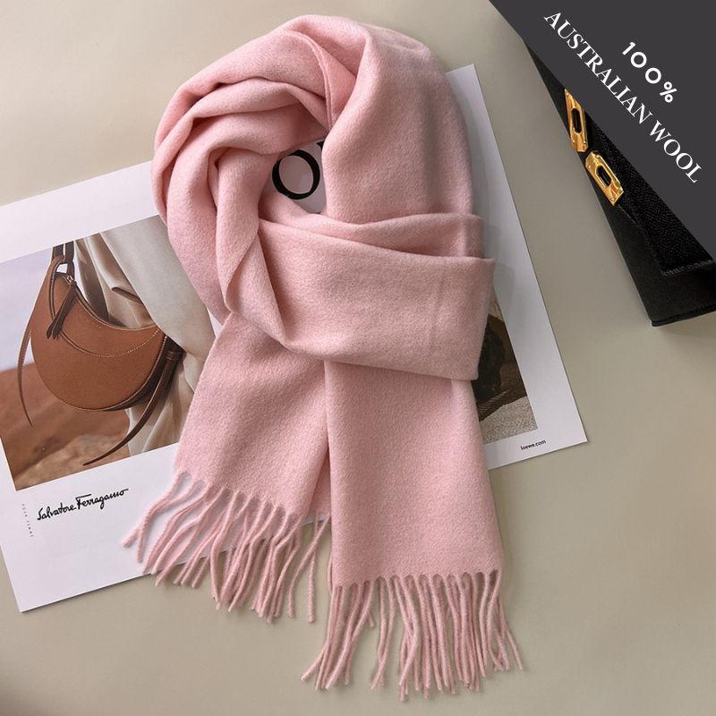 Fringed Australian Wool Scarf, BuckyDrop