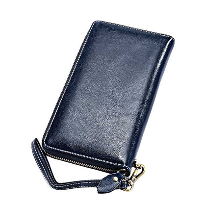Large Capacity Cowhide Wallet for Women – RFID Protection, Multi-Slots, Yiwu Cujia Trade Co., Ltd