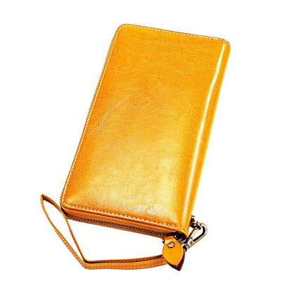 Large Capacity Cowhide Wallet for Women – RFID Protection, Multi-Slots, Yiwu Cujia Trade Co., Ltd