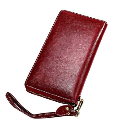 Large Capacity Cowhide Wallet for Women – RFID Protection, Multi-Slots, Yiwu Cujia Trade Co., Ltd