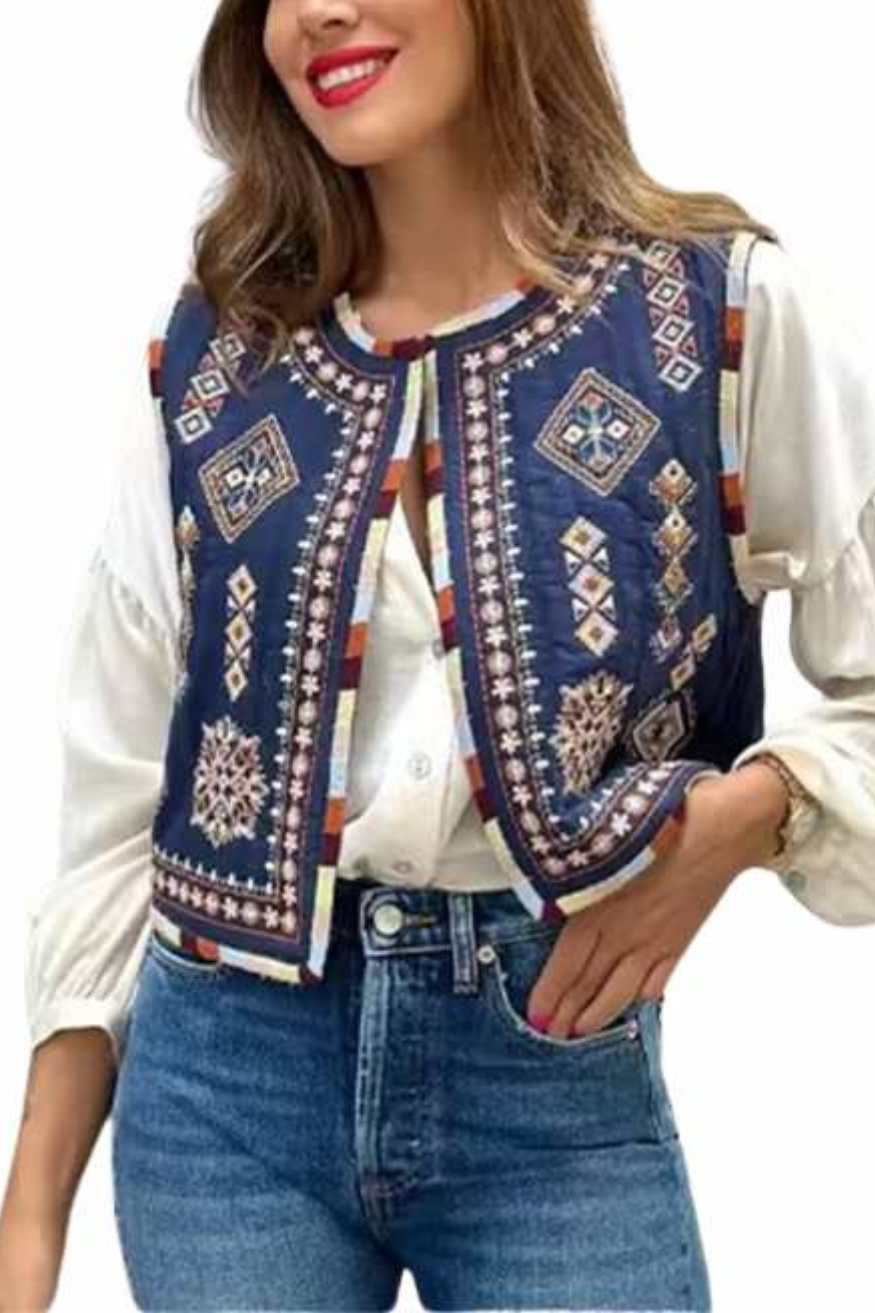 Gilet Embroidered Ladies Vest, Heyang Industrial Co., Ltd