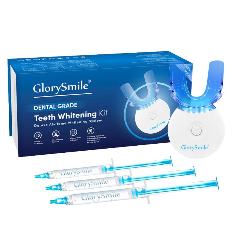 GlorySmile Teeth Whitening Kit with LED Light, BuckyDrop