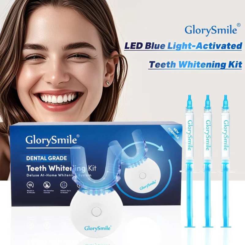 GlorySmile Teeth Whitening Kit with LED Light, BuckyDrop