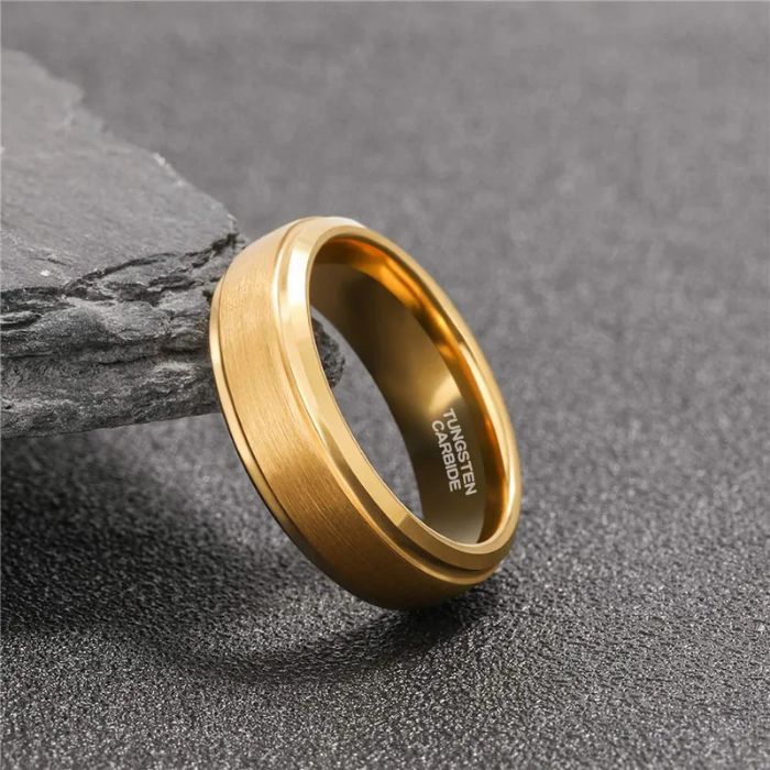Gold Tungsten Steel Wedding Rings, Yiwu Cujia Trade Co., Ltd