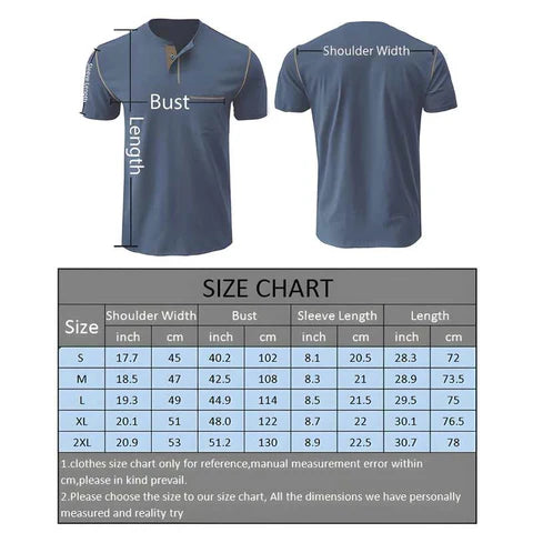 Henley Cotton Polo Shirt Solid Colors, Heyang Industrial Co., Ltd