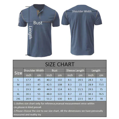 Henley Cotton Polo Shirt Solid Colors, Heyang Industrial Co., Ltd