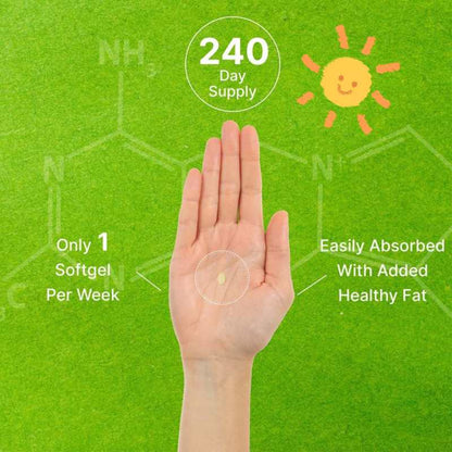 High-Potency Vitamin D3 with K2 MK7 – 240 Softgels, Yiwu Cujia Trade Co., Ltd