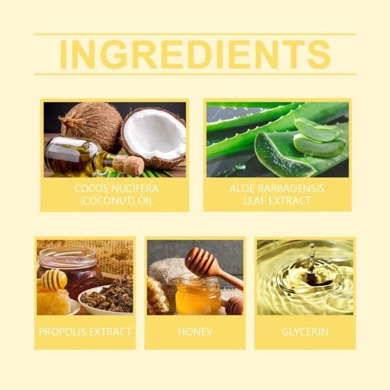 Honey Propolis Lip Balm Stick – Intensive Nourishing Hydrating Care for Dry, Chapped Lips, Yiwu Cujia Trade Co., Ltd