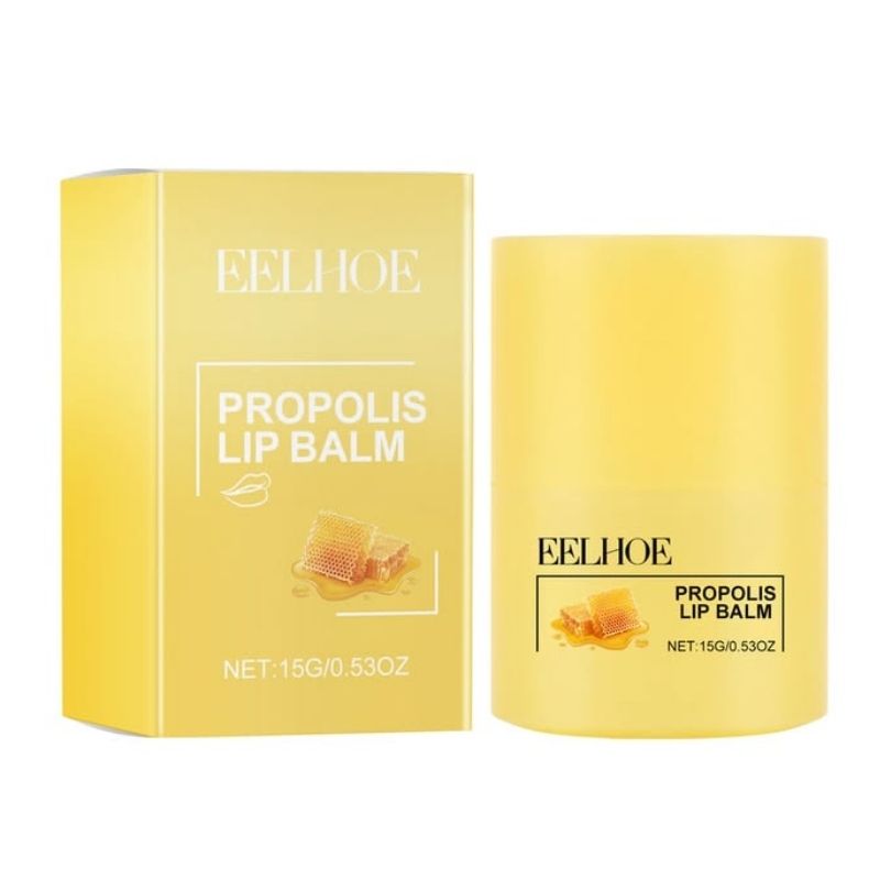 Honey Propolis Lip Balm Stick – Intensive Nourishing Hydrating Care for Dry, Chapped Lips, Yiwu Cujia Trade Co., Ltd