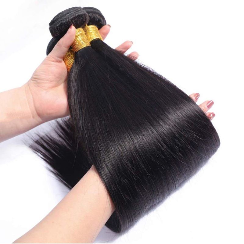 Human Hair Bundle Straight Wave Extensions, BuckyDrop