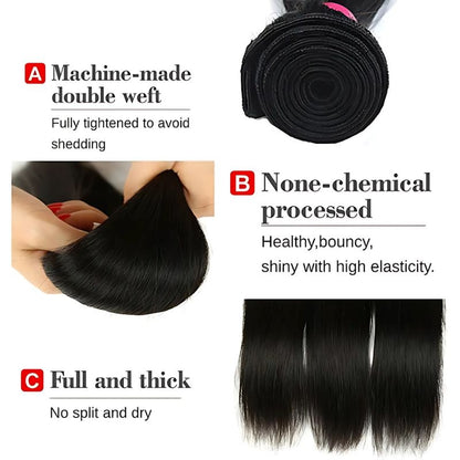 Human Hair Bundle - Straight Wave Extensions, Heyang Industrial Co., Ltd