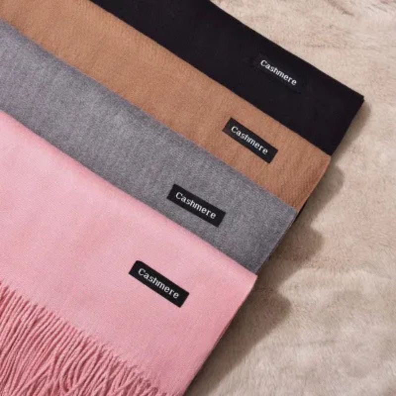 Fringed Cashmere Scarf Solid Colors,Heyang Industrial Co., Ltd