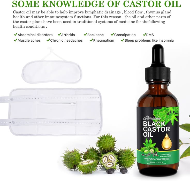 Jamaican Black Castor Oil - 100% Pure and Organic, Cold Pressed in Glass Bottles, Yiwu Cujia Trade Co., Ltd