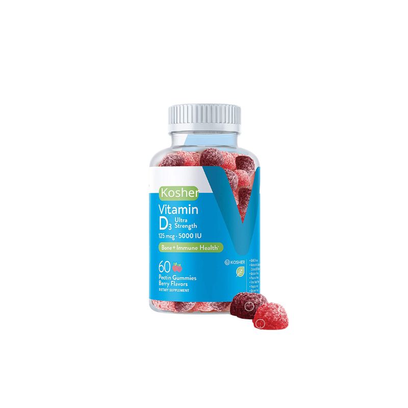 Kosher Vitamin D3 Gummies 5000 IU