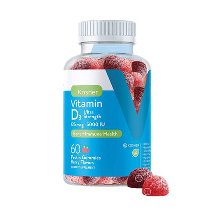 Kosher Vitamin D3 Gummies 5000 IU